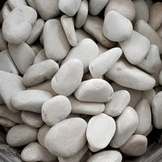 Natural River Pebble Greyish White
